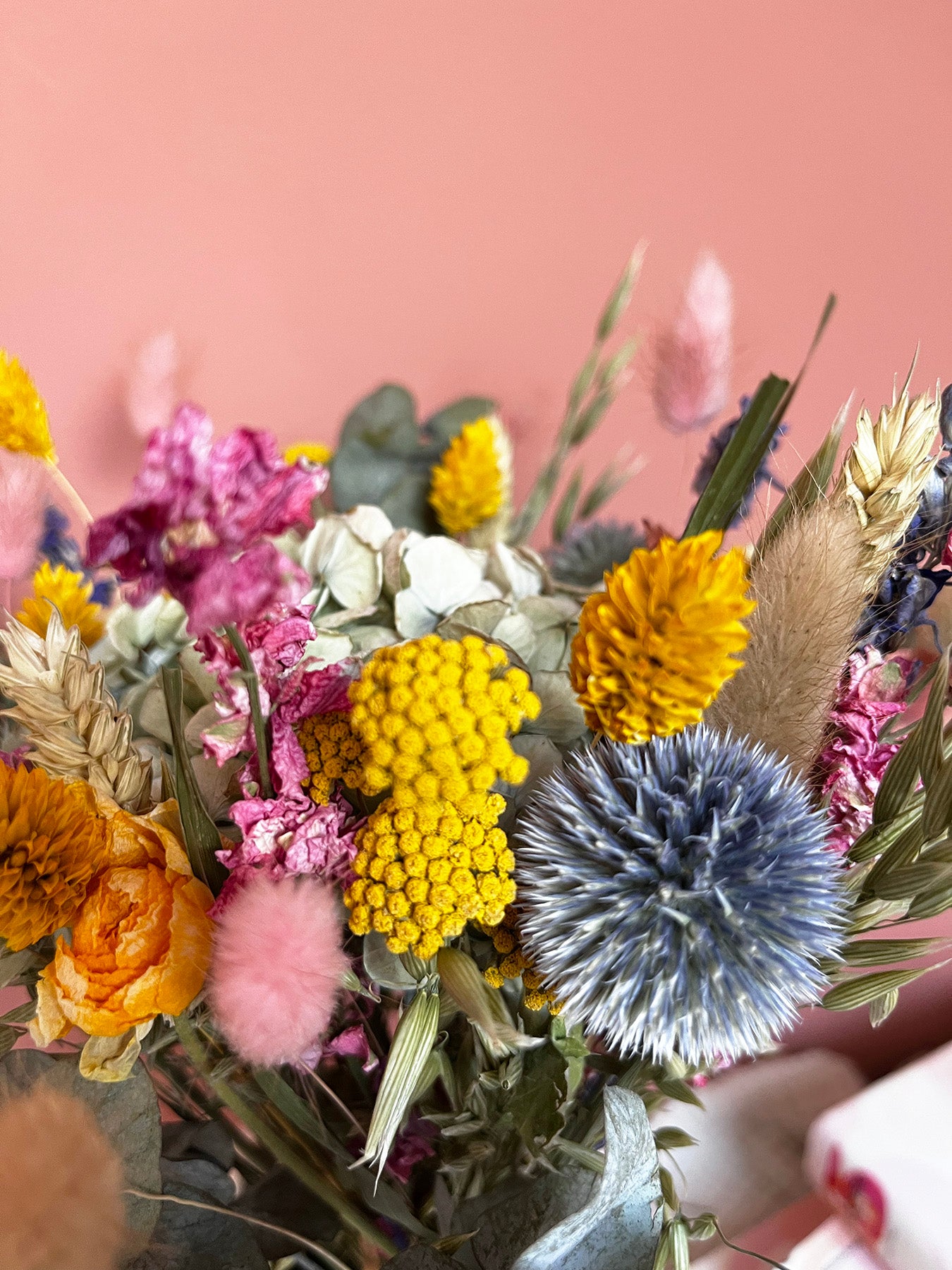 Bouquet de fleurs séchées multicolore GRENADE