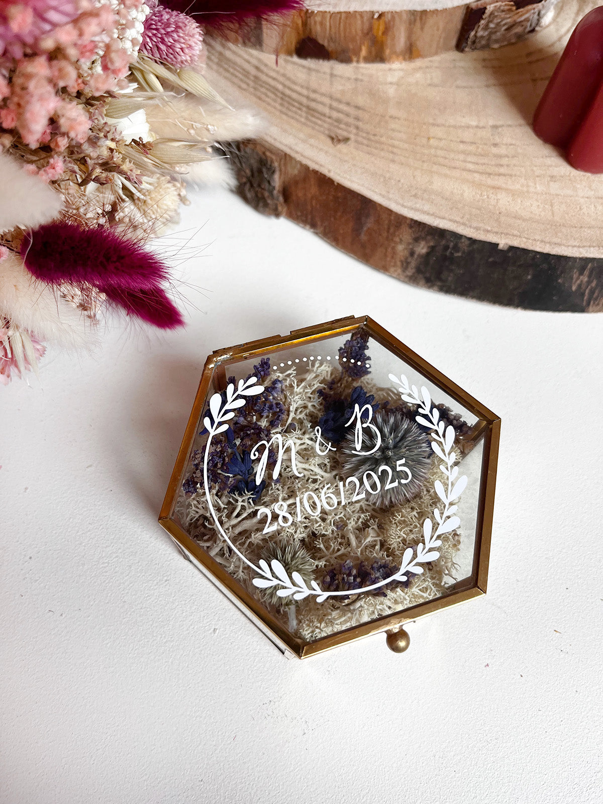 Boîte à alliances personnalisable