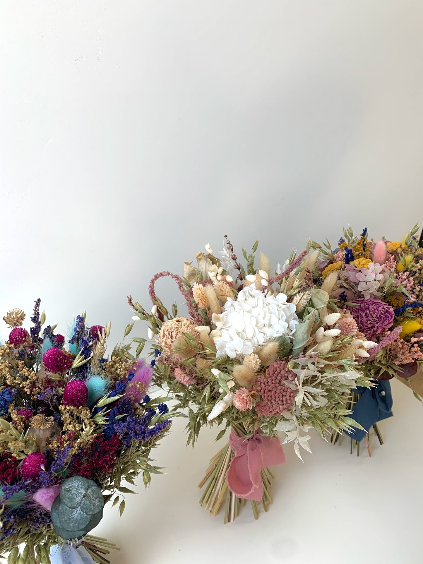 Bouquet de fleurs séchées sur mesure