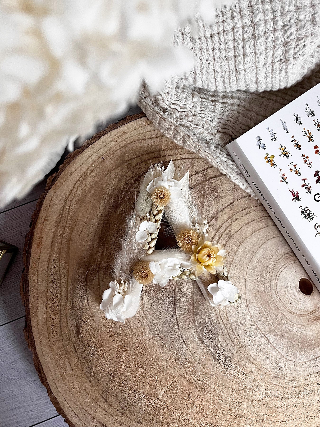 Lettre fleurie sur mesure