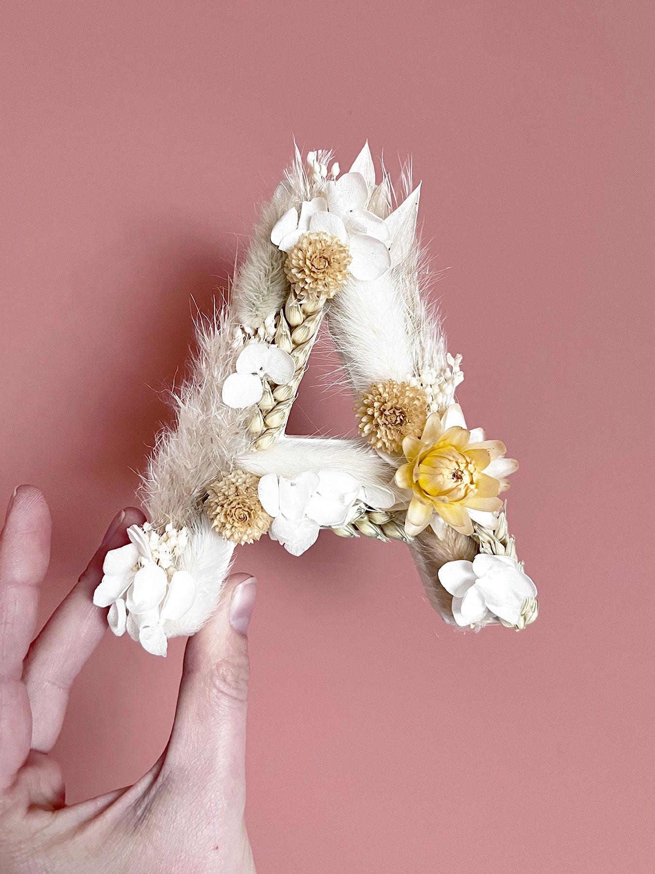 Lettre fleurie sur mesure