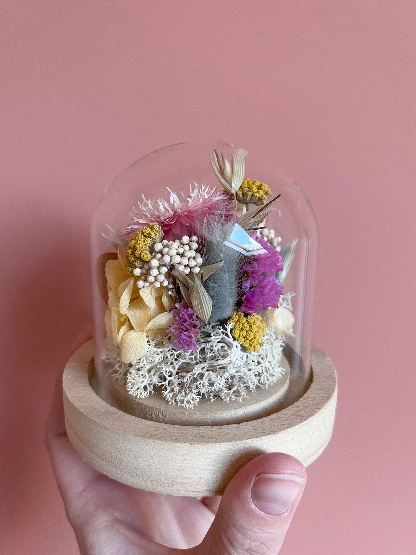 Petite cloche de fleurs séchées SOLÈNE