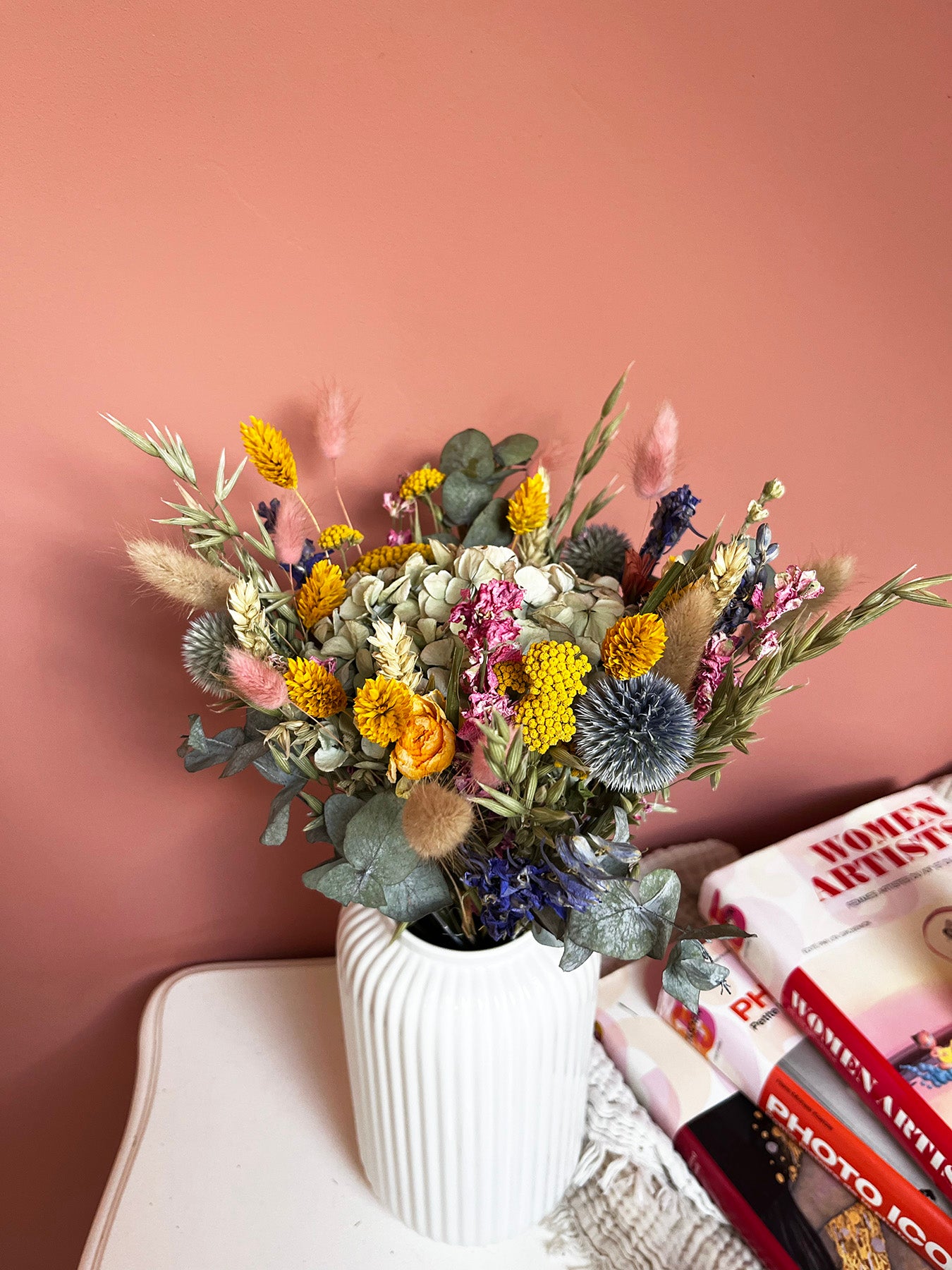Bouquet de fleurs séchées multicolore GRENADE