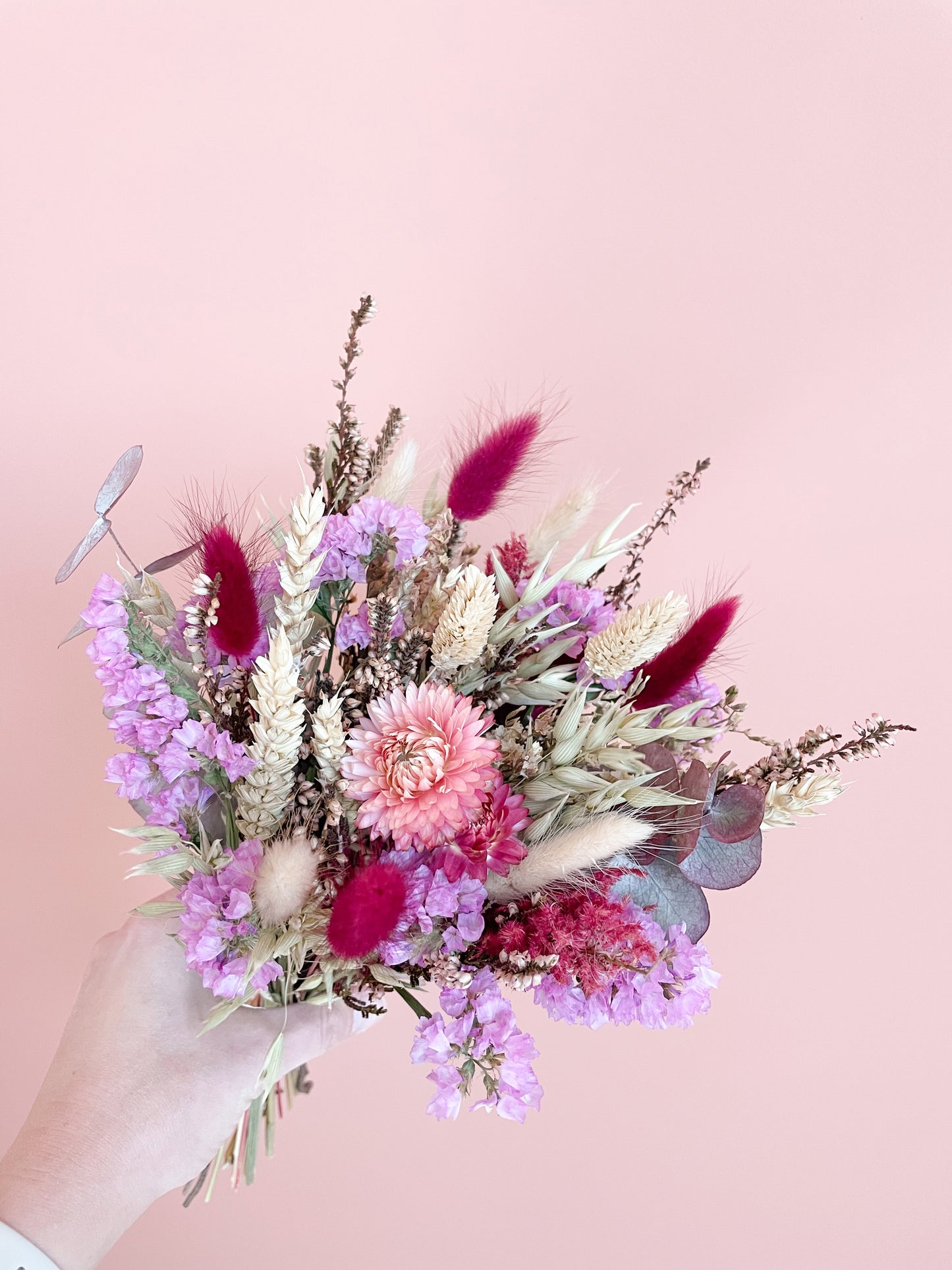 Bouquet de fleurs séchées sur mesure