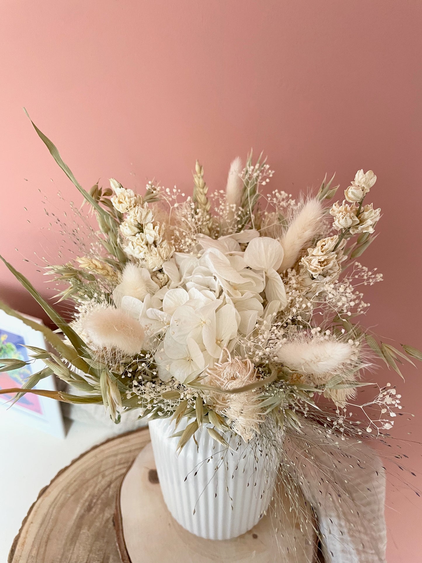 Bouquet de fleurs séchées sur mesure